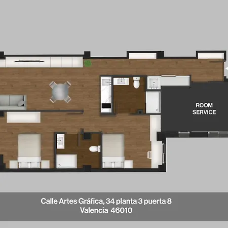 Artes 8 - 2 Double & 2 Baths Apartamento *