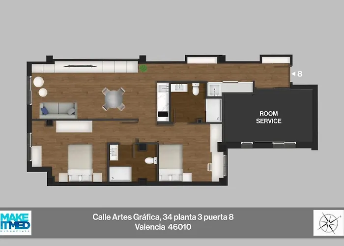 Artes 8 - 2 Double & 2 Baths Apartamento *